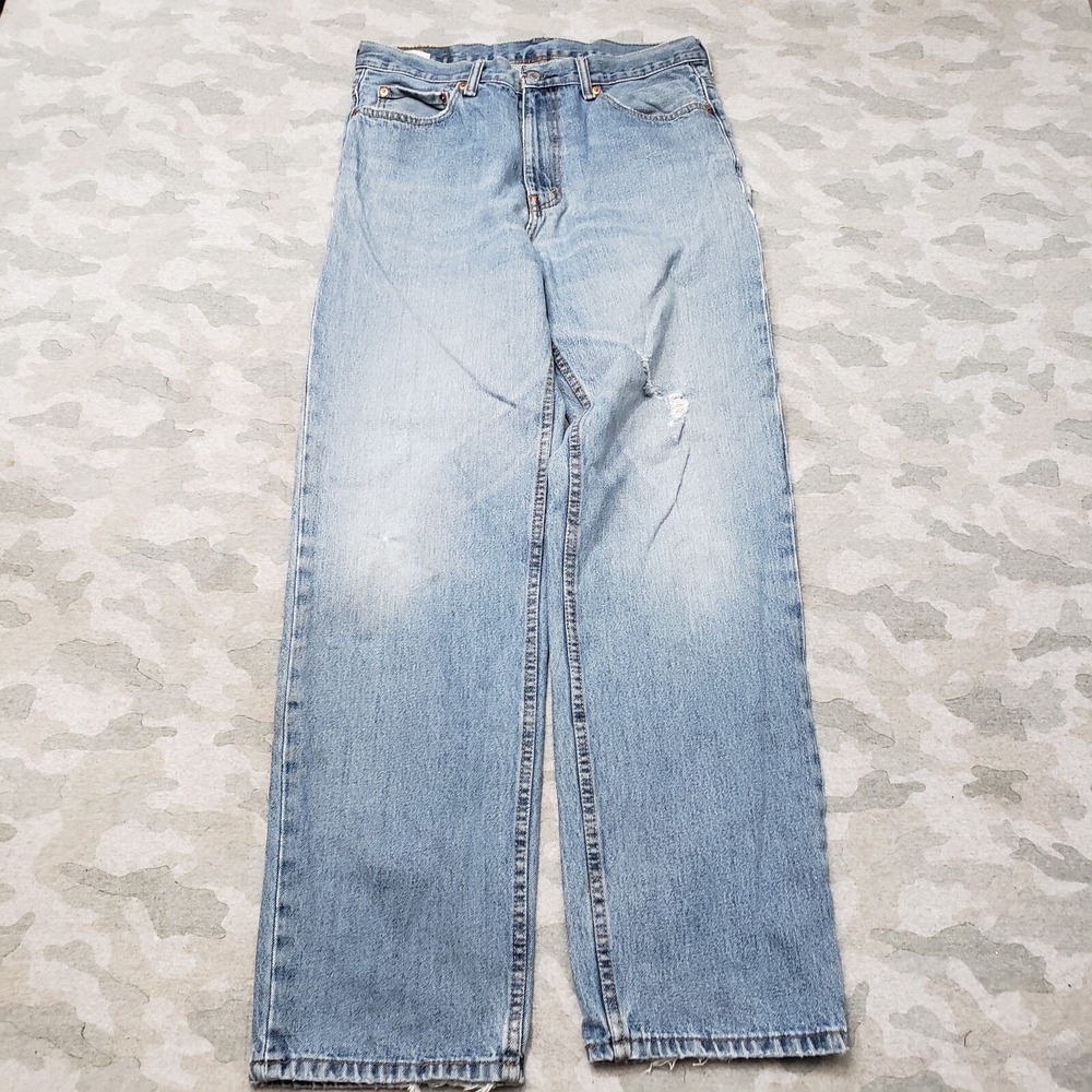 Levi's 550 Jeans‎ Mens 34x34 Blue Pockets Denim Medium Wash